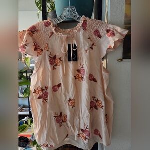 Floral Pink Top by HD in Paris